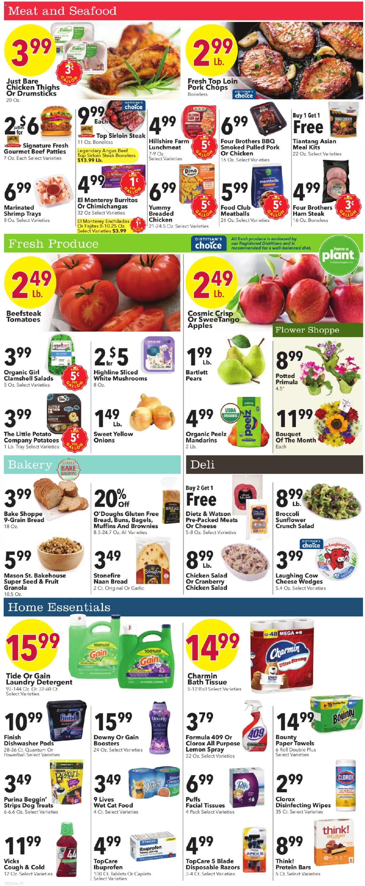 Cash Wise Weekly Ad - valid from 07.01.2026 | Page: 4 | Products: Cat Food, Apples, Tomatoes, Dishwasher