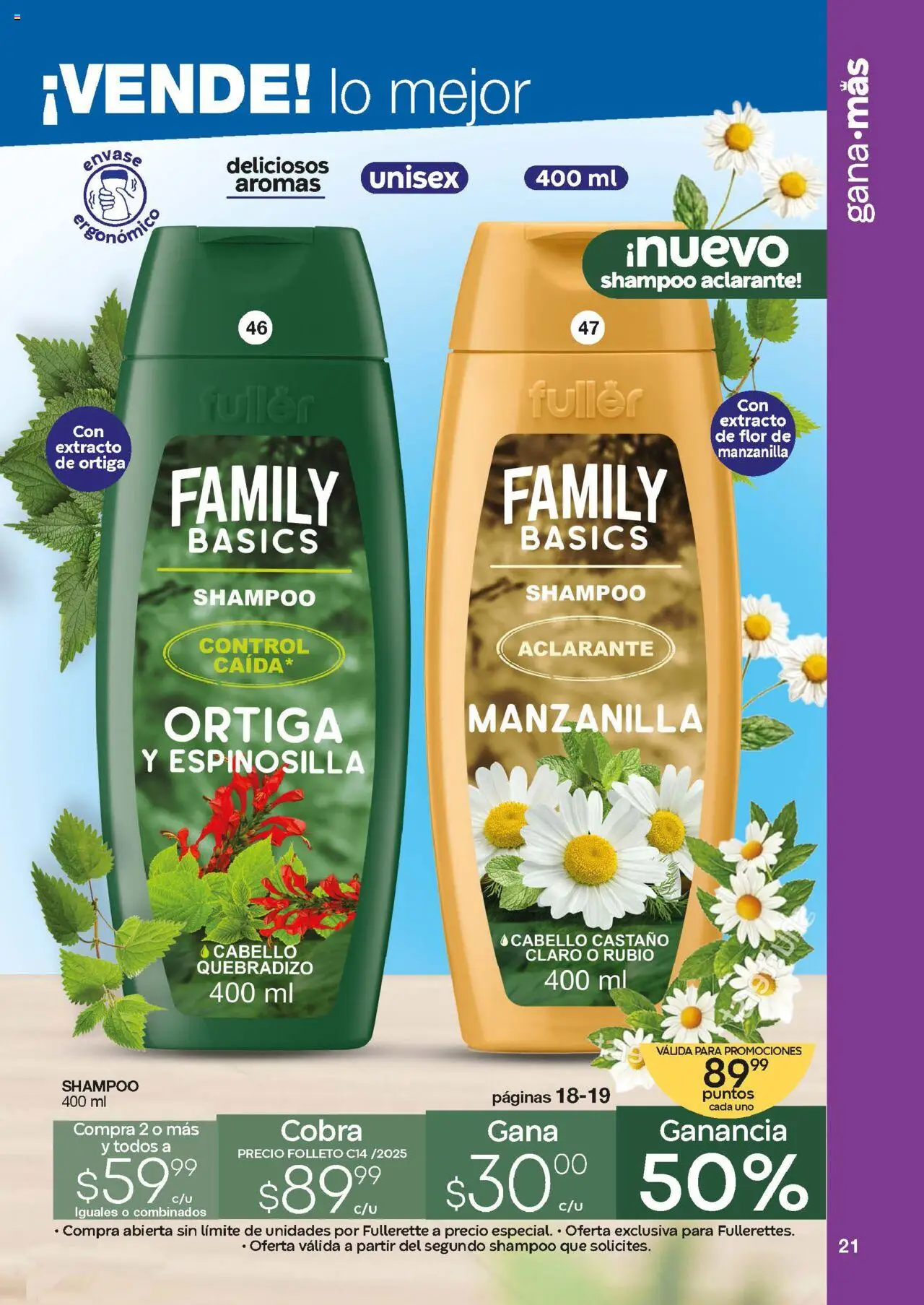 Nuevas ofertas de Fuller válidas en toda la República Mexicana desde el 15.10.2025. ¡Encuentra las mejores ofertas en Fuller - Revista Gana Más C14! | Página: 21 | Productos: Aclarante