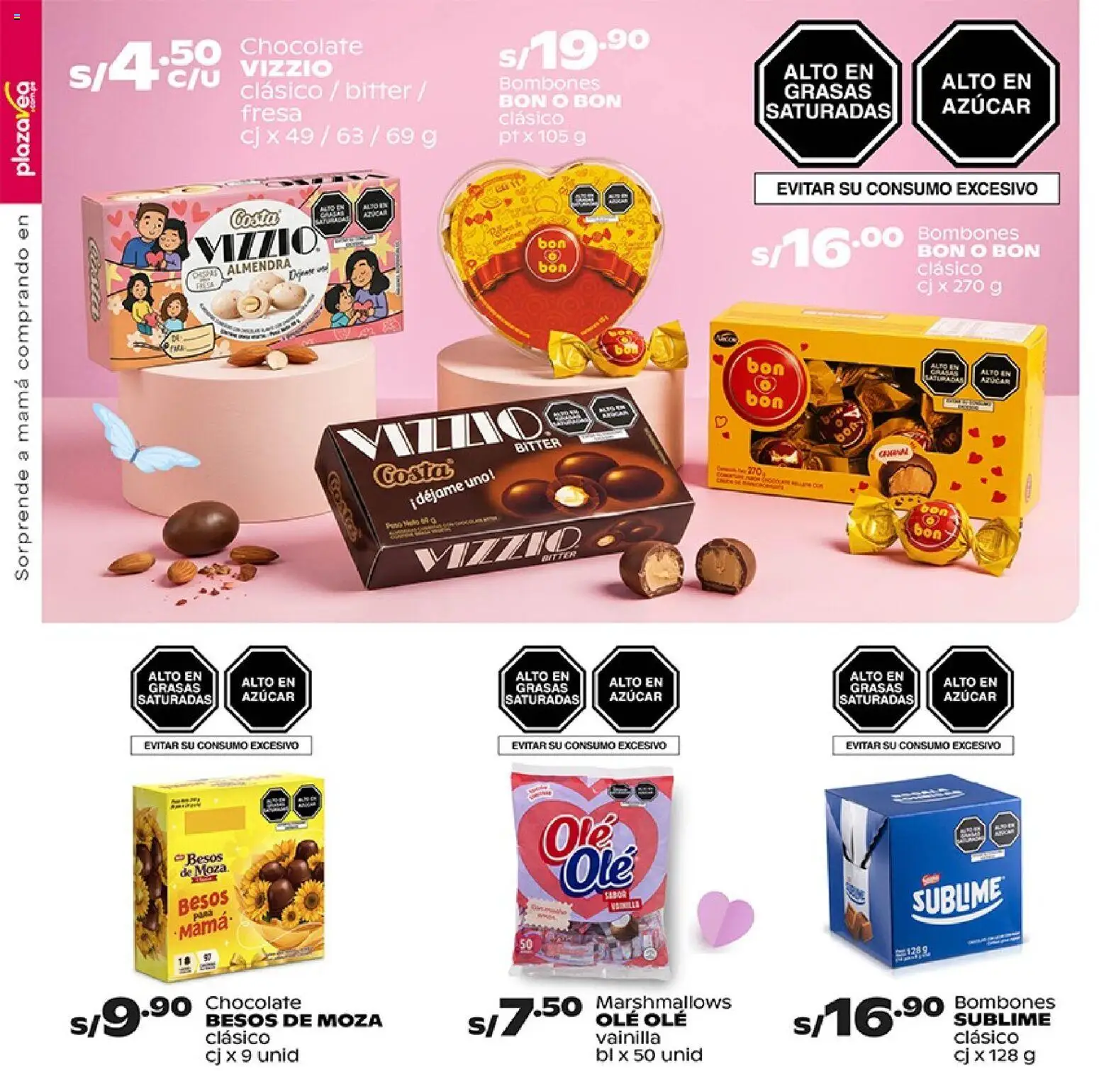 Catálogo Plaza Vea válido desde 27.04.2026 | Página: 4 | Productos: Chocolate