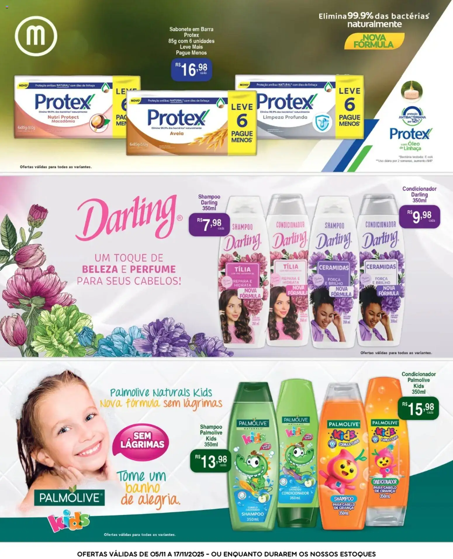 Mercadão Atacadista Folheto - válido de 05.11.2025 | Página: 2 | Produtos: Linhaça, Óleo, Sabonete, Aveia