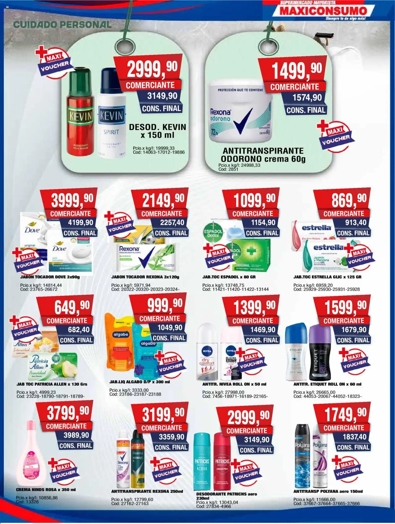 Maxiconsumo ofertas │ válido desde el 29.09.2025 | Página: 27 | Productos: Jabón, Desodorante, Antitranspirante, Manzana