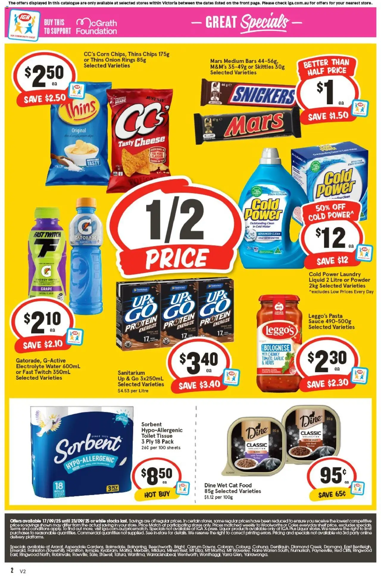 IGA catalogue - valid from 17.09.2025 | Page: 35 | Products: Shelf, Pasta, Sauce, Turkey