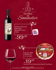 Big Box ofertas Clube do Vinho - Pré-Visualização do folheto da loja Big Box, válido de 10.03.2026 | Página: 4 | Produtos: Queijo, Vinho, Brie