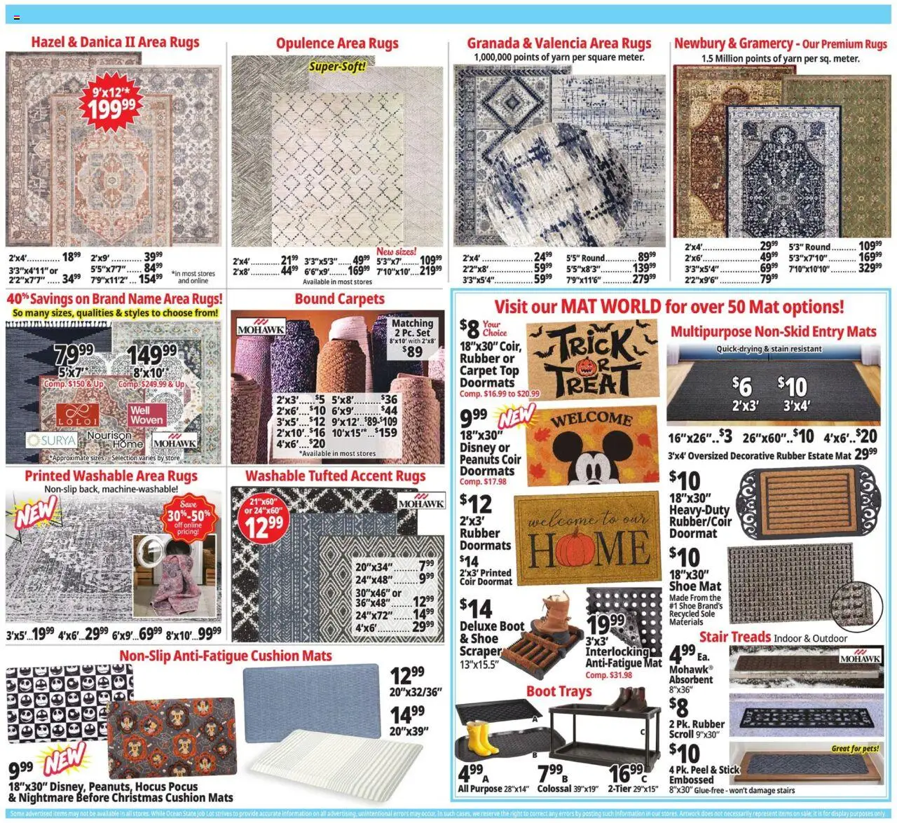 Ocean State Job Lot Weekly Ad - valid from 02.10.2025 | Page: 6 | Products: Yarn, Carpet, Doormat, Cushion