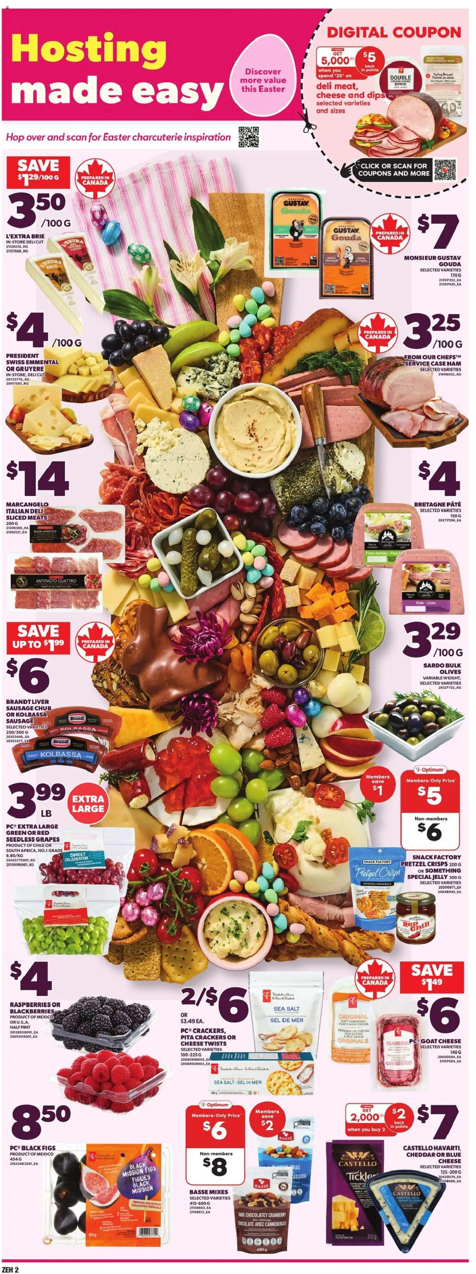 Zehrs flyer valid from 26.03.2026 | Page: 5 | Products: Turkey, Case, Cheese, Chocolate