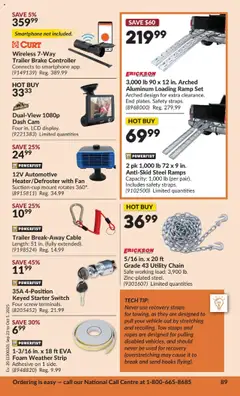 Preview of Princess Auto - 2 Week Sale! from shop Princess Auto valid from 23.09.2025 | Page: 95 | Products: Smartphone, Cable, Fan