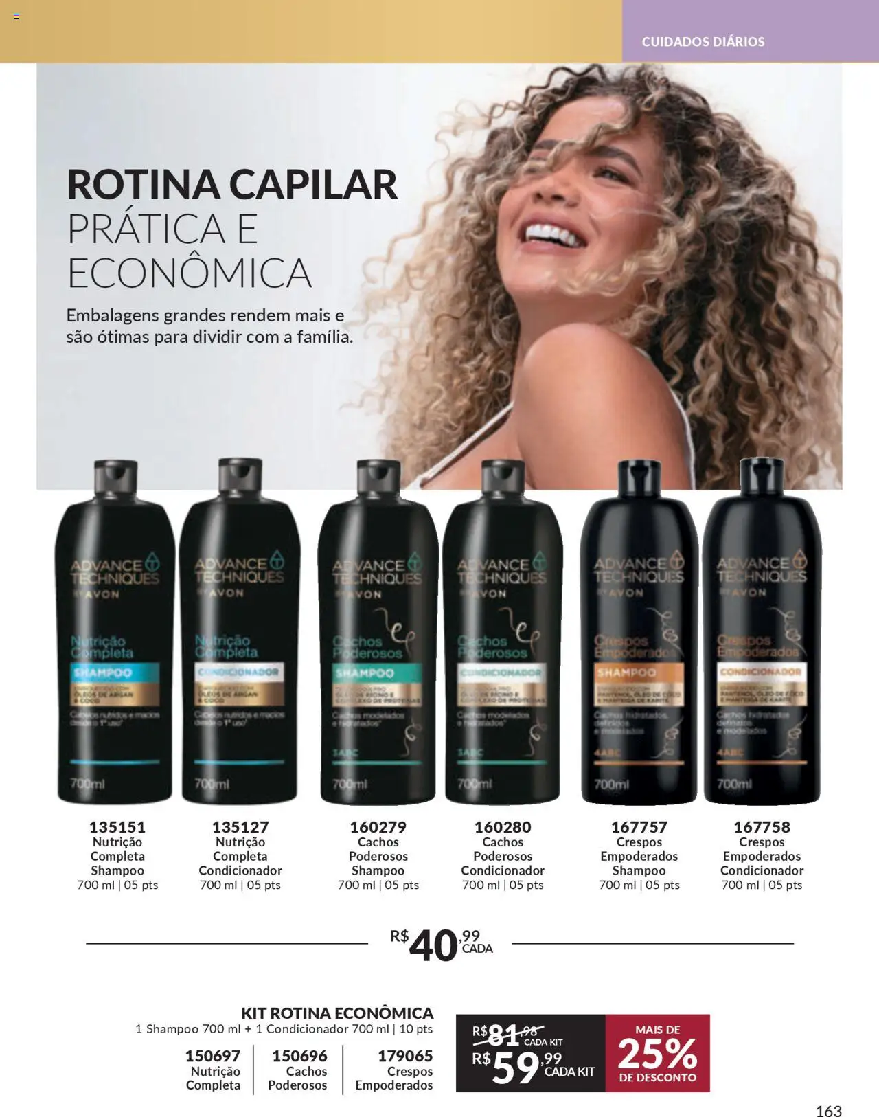 Avon Folheto - válido de 27.09.2025 | Página: 163 | Produtos: Coco, Shampoo, Condicionador