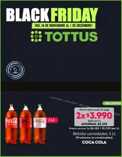 Black Friday Tottus válido desde el 27.11.2025
