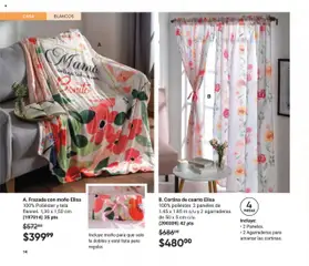 Nuevas ofertas de AVON válidas en toda la República Mexicana desde el 13.09.2025. ¡Encuentra las mejores ofertas en A. Frazada con moño Elisa, 100% Poliéster y tela flannel. 1,30 x 1,50 cm (197014) 35 pts! | Página: 14 | Productos: Moño