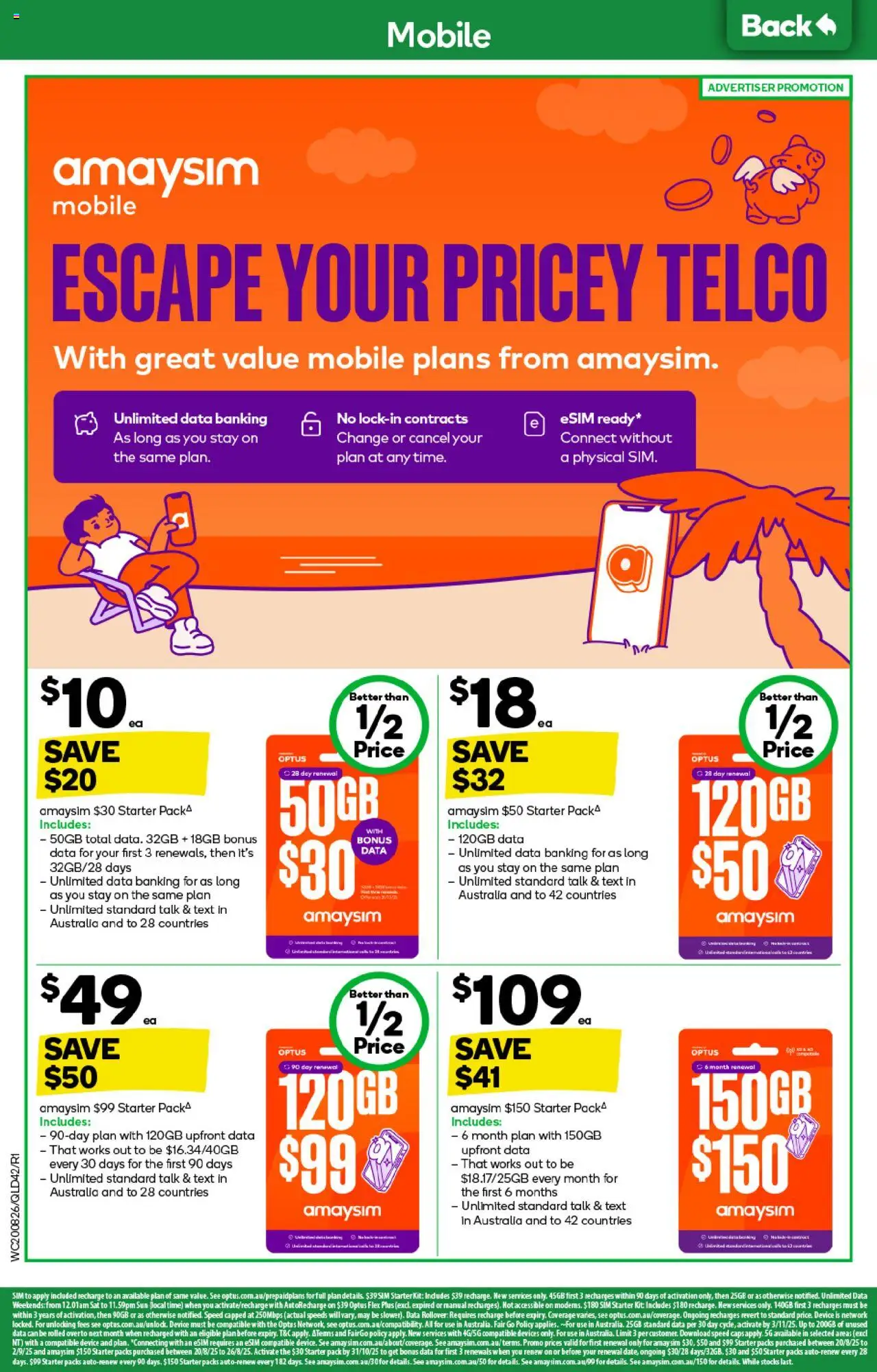 Woolworths catalogue - valid from 20.08.2025 | Page: 42 | Products: Device, Mobile
