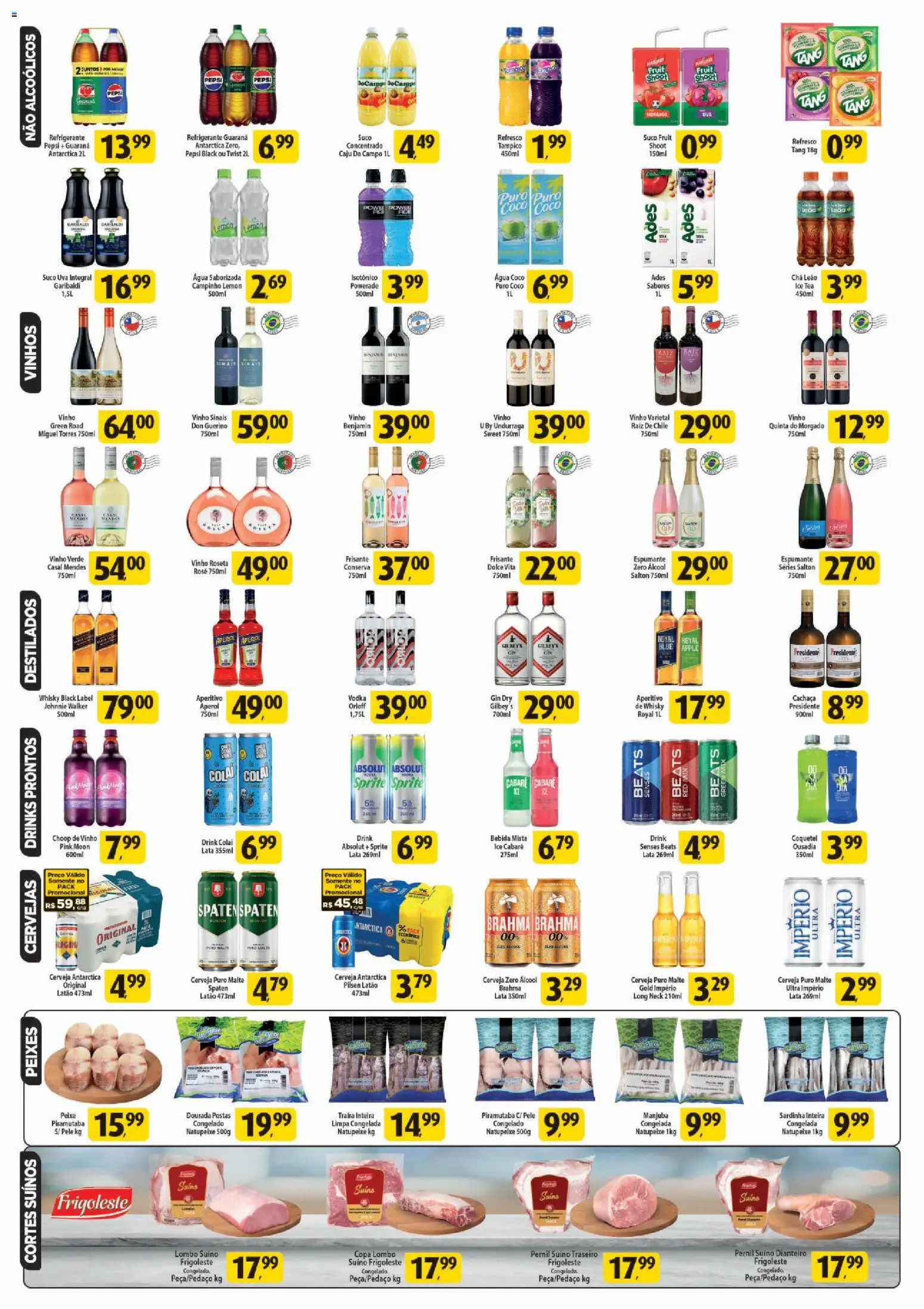 Coelho Diniz Folheto - válido de 02.04.2026 | Página: 3 | Produtos: Whisky, Suco, Vinho, Chá