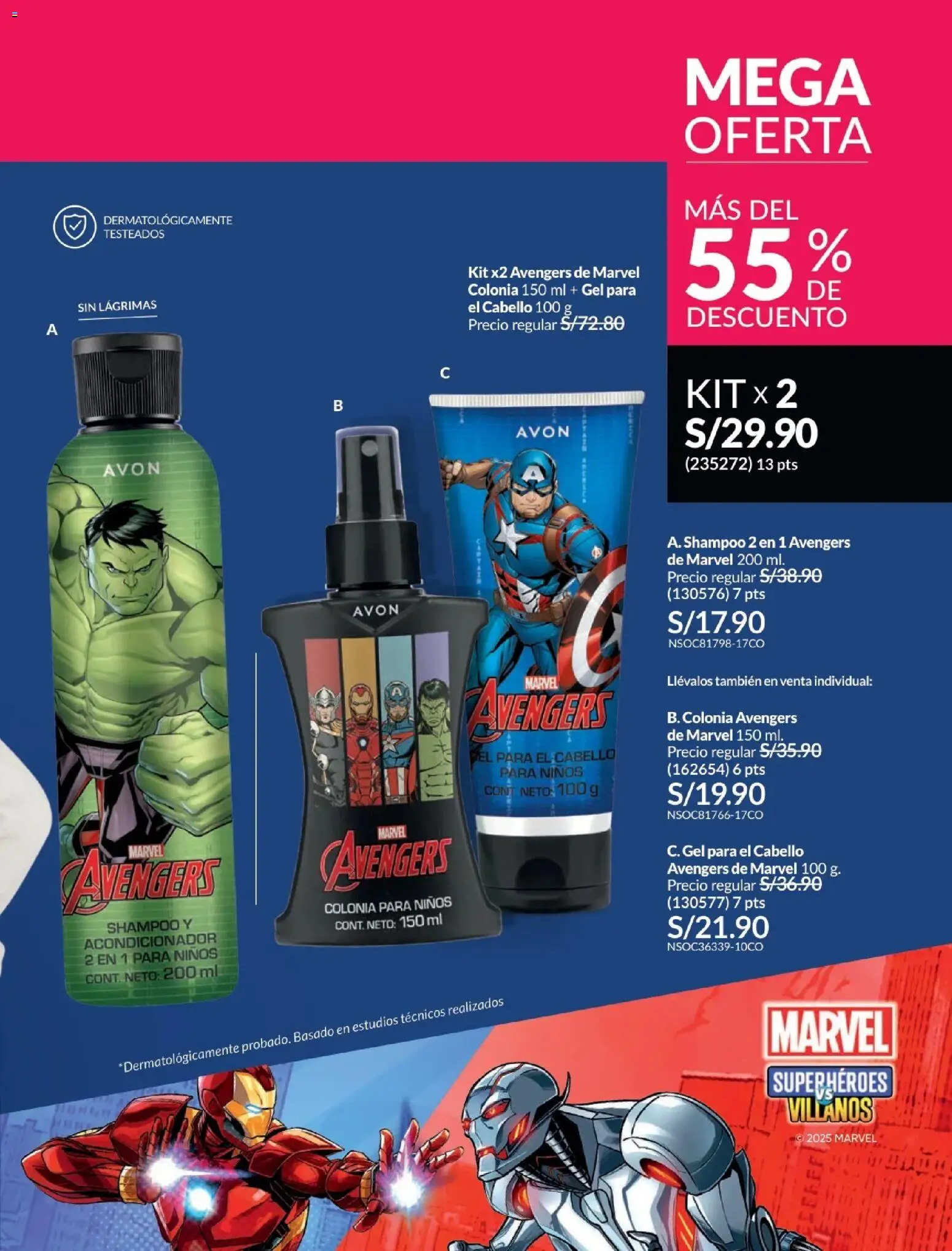 Catálogo Avon válido desde 01.02.2026 | Página: 246 | Productos: Shampoo, Acondicionador