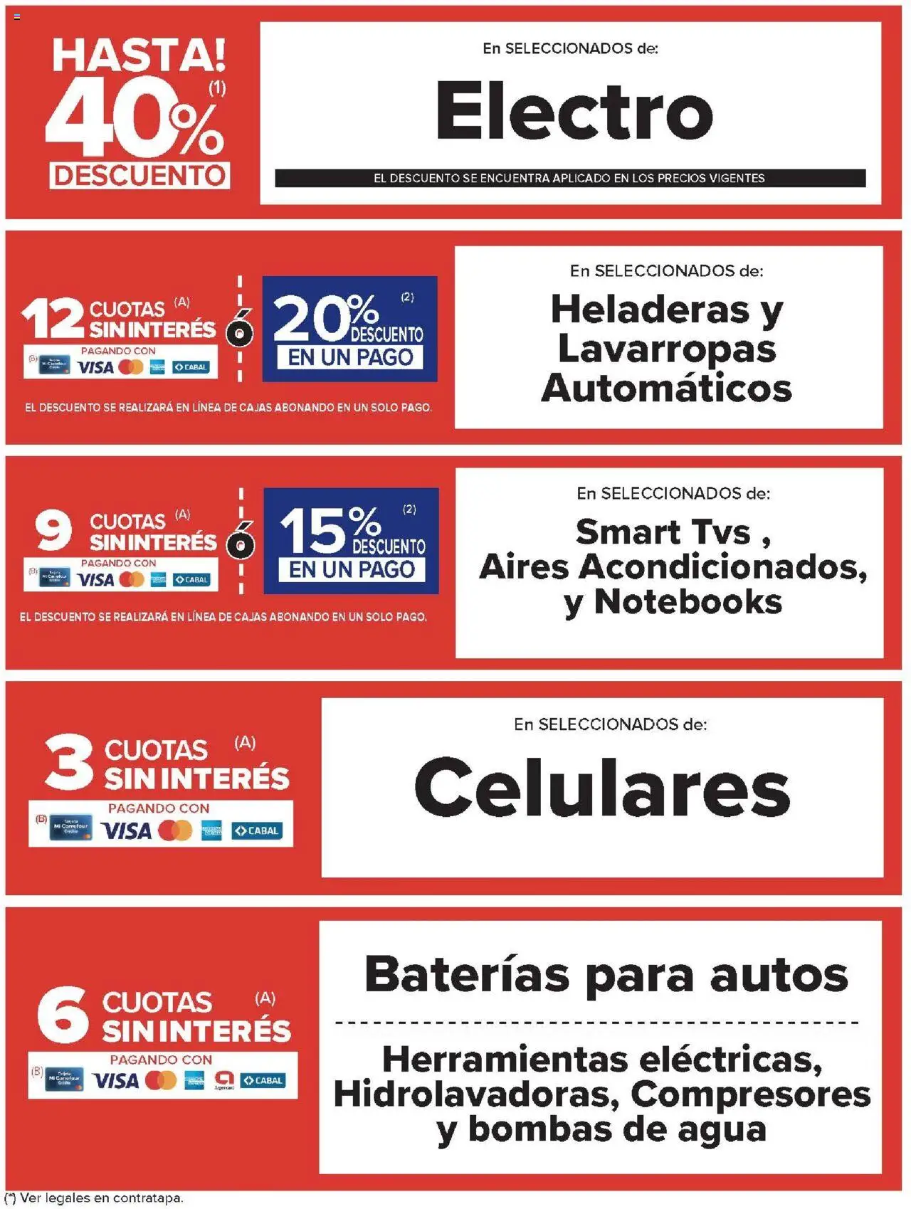 Carrefour ofertas │ válido desde el 26.08.2025 | Página: 24 | Productos: Agua, Lavarropas