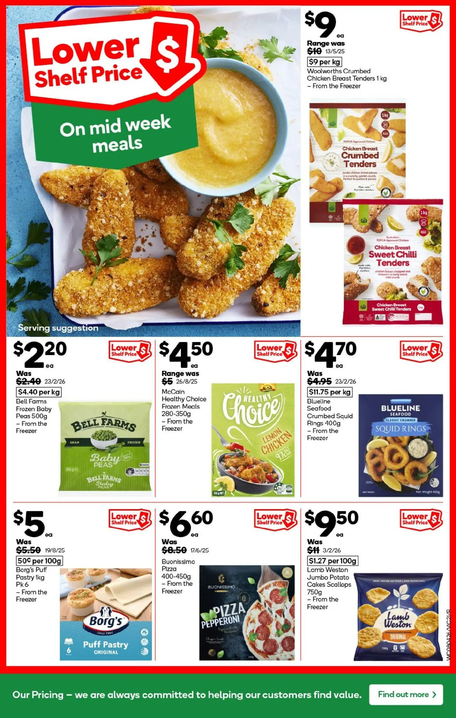 Woolworths catalogue - valid from 08.04.2026 | Page: 21 | Products: Pizza, Chicken, Lamb, Chilli