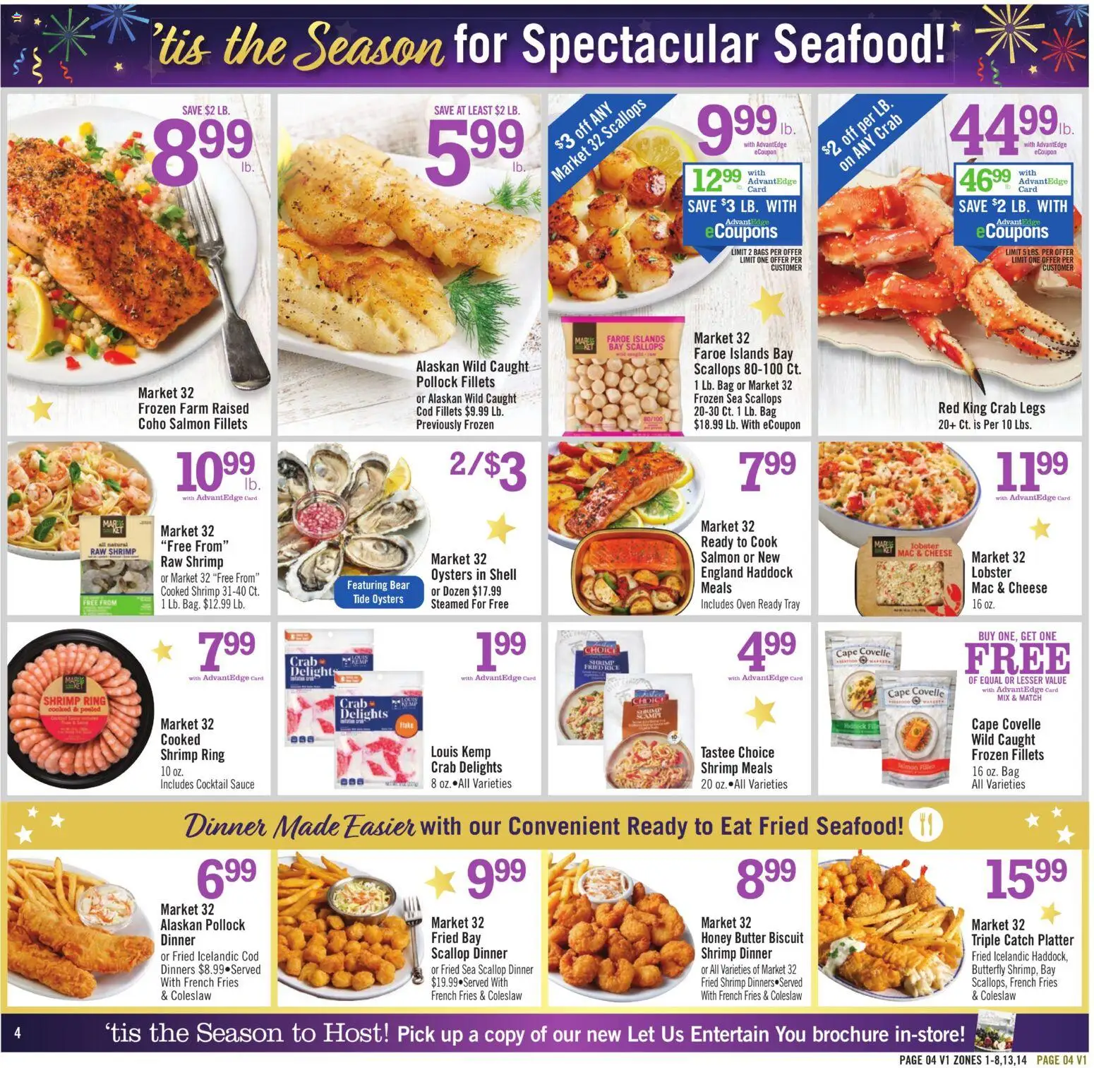 Price Chopper Weekly Ad - valid from 28.12.2025 | Page: 4 | Products: Ring, Butter, Cheese, Oven