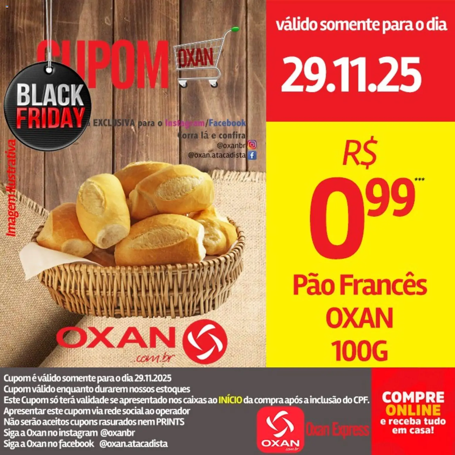 Oxan Atacadista Folheto - válido de 29.11.2025 | Página: 14 | Produtos: Pão, Pão francês