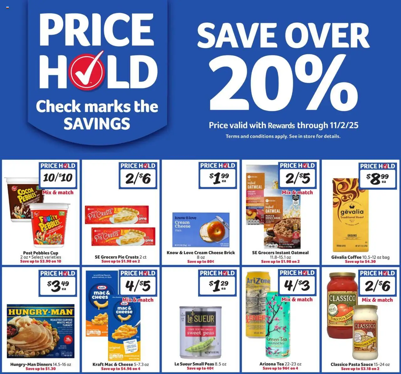 Winn Dixie Weekly Circular - FL - valid from 10.09.2025 | Page: 4 | Products: Pasta, Cream, Sauce, Sugar