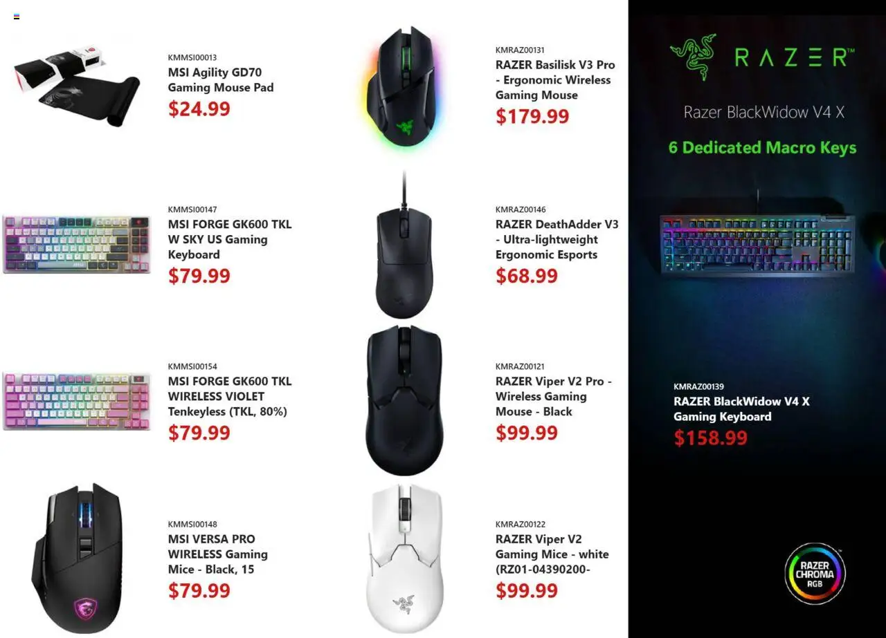 Canada Computers flyer valid from 19.09.2025 | Page: 12 | Products: Mouse, Keyboard