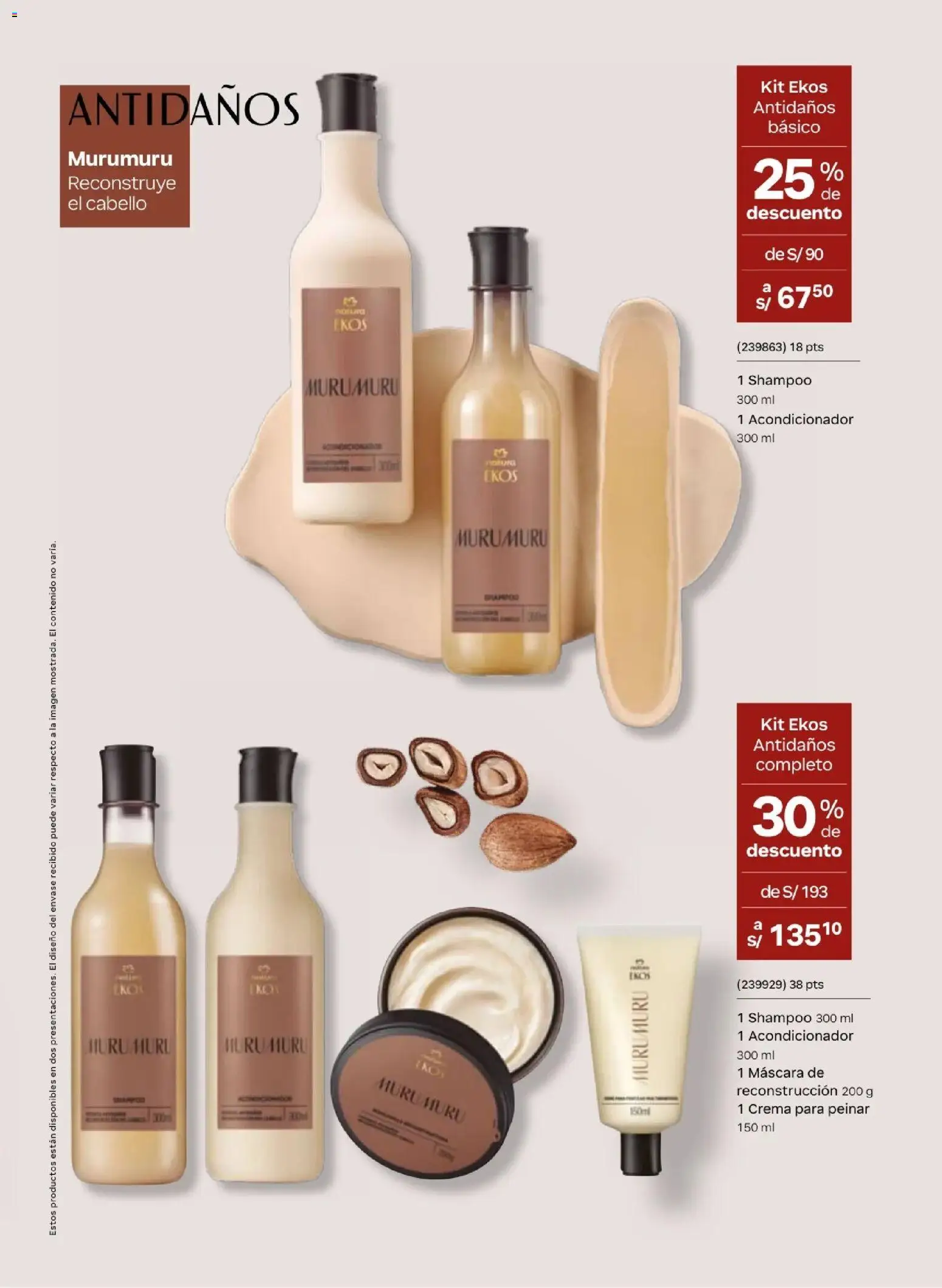 Catálogo Natura válido desde 20.02.2026 | Página: 110 | Productos: Máscara, Shampoo, Acondicionador, Crema