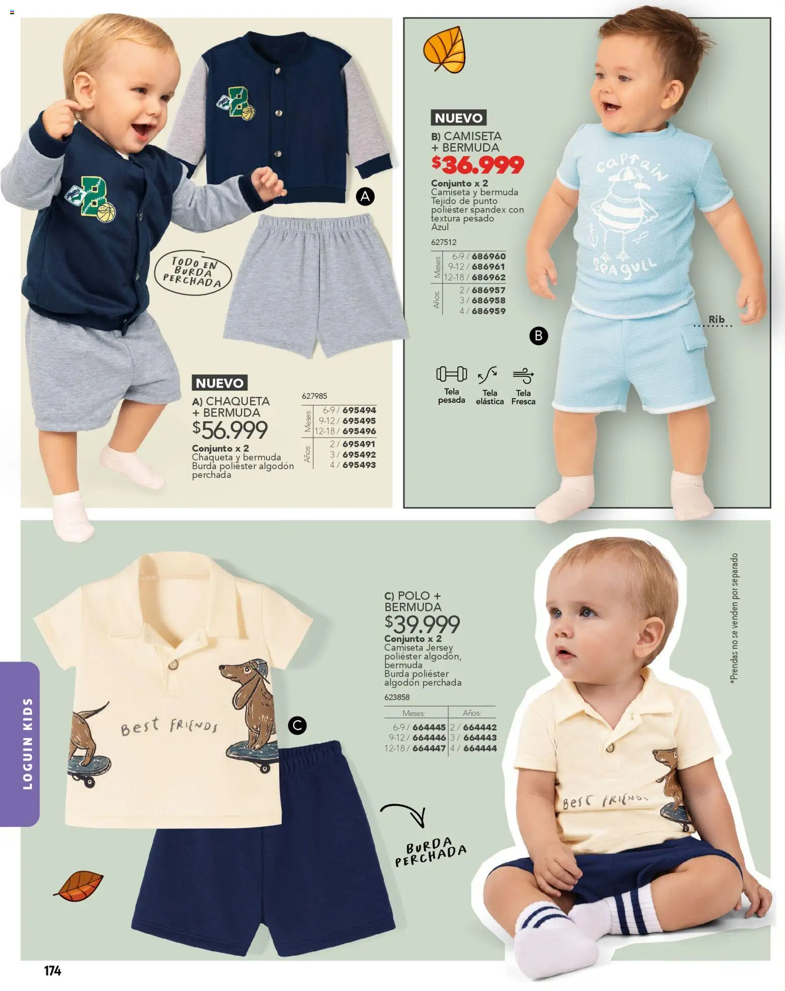 Carmel revista - valida desde el 01.02.2026 | Página: 174 | Productos: Algodón, Bermuda, Conjunto, Chaqueta