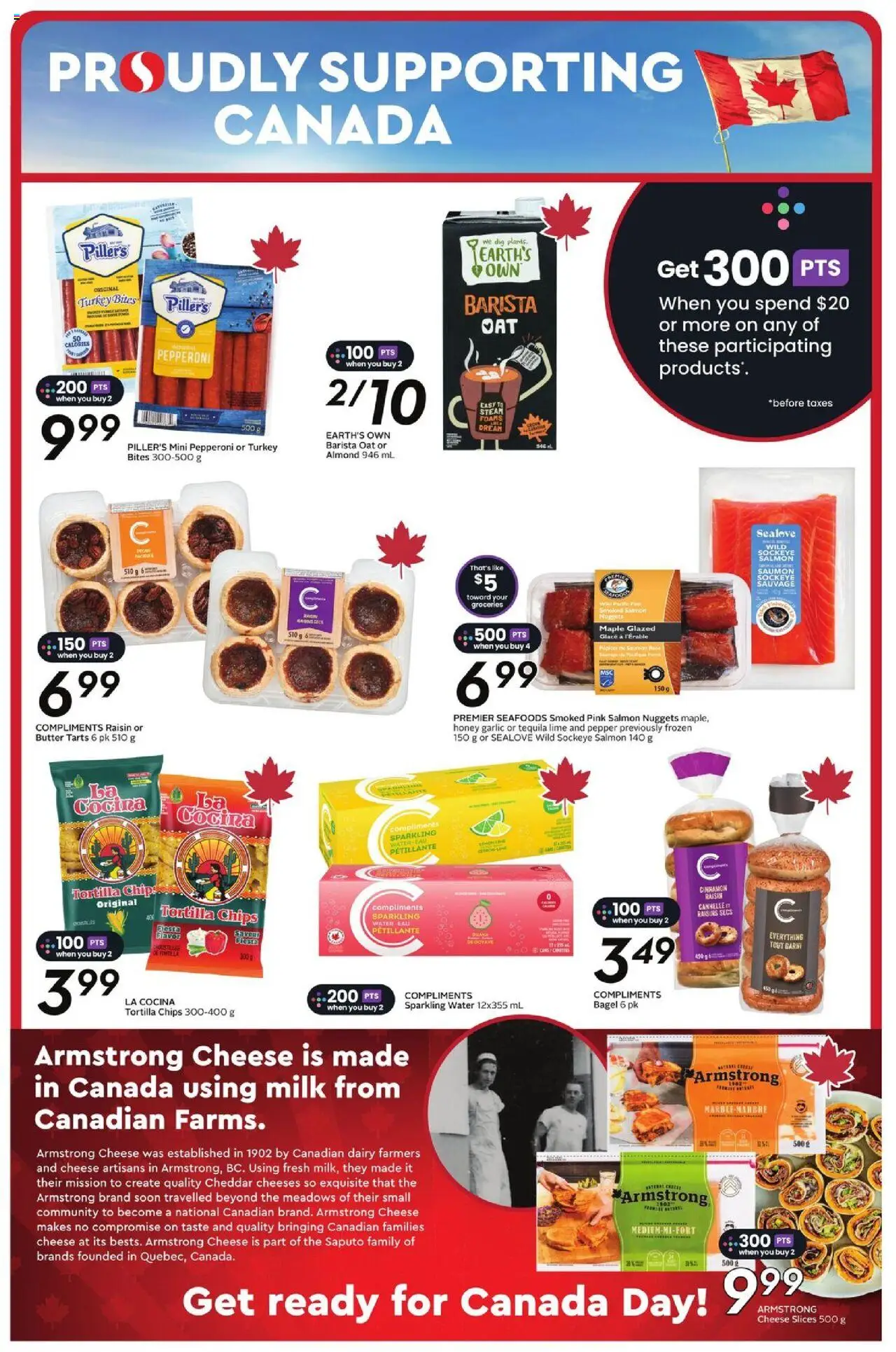 Safeway flyer valid from 19.06.2025 | Page: 14 | Products: Chips, Turkey, Butter, Cheese