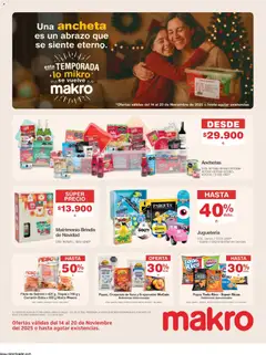 Makro - Ofertas Temporada II -  Vista previa de la revista de la tienda Makro valido desde el 14.11.2025