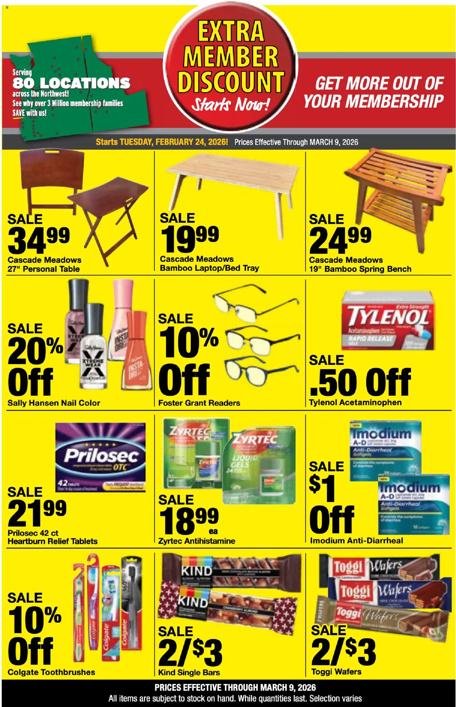 Bi-Mart Extra Member Discount - valid from 24.02.2026 | Page: 10 | Products: Table, Nail