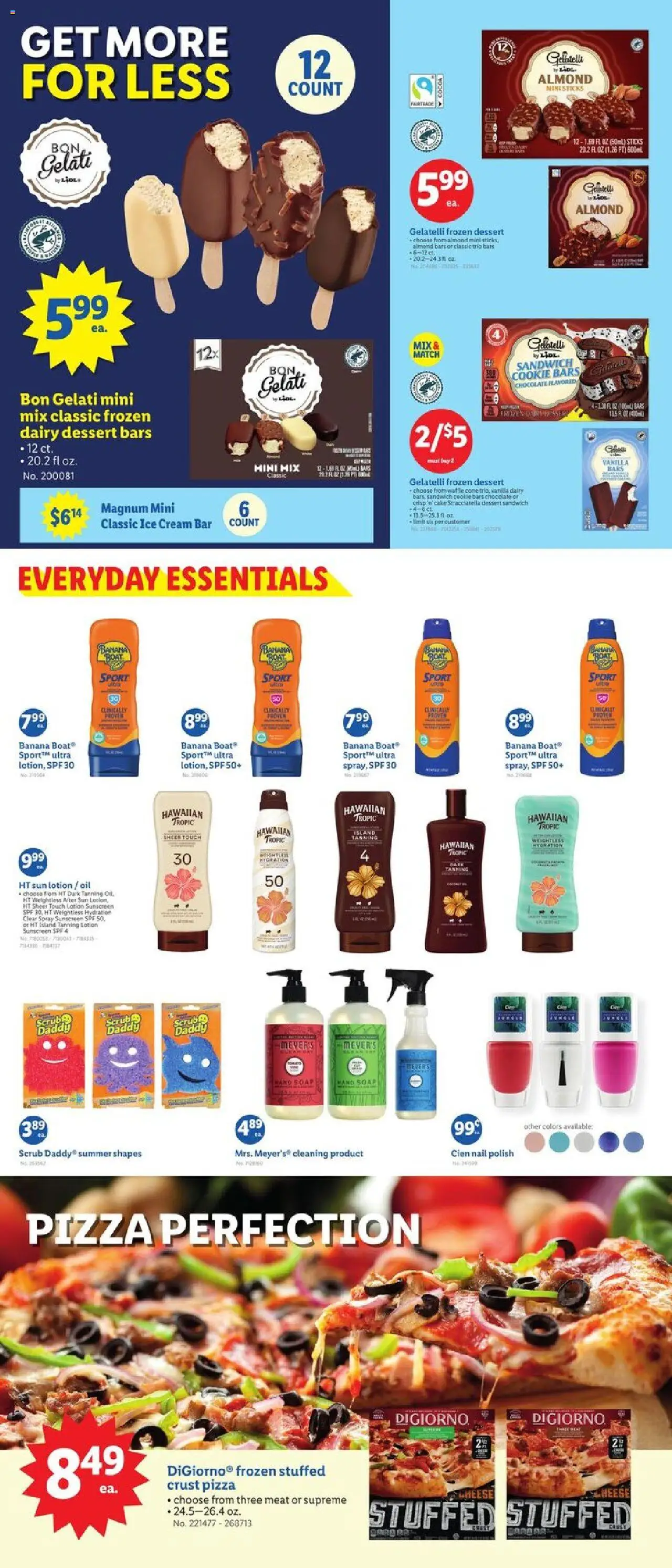 Lidl Weekly Ad - NJ - valid from 06.06.2025 | Page: 6 | Products: Nail polish, Oil, Ice cream, Sheet