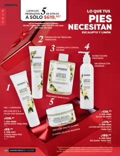Vista previa de Andrea catálogo Beauty, nuevo folleto de la tienda, válido en México a partir del 31.10.2025 | Página: 54 | Productos: Crema, Loción, Bálsamo, Baño