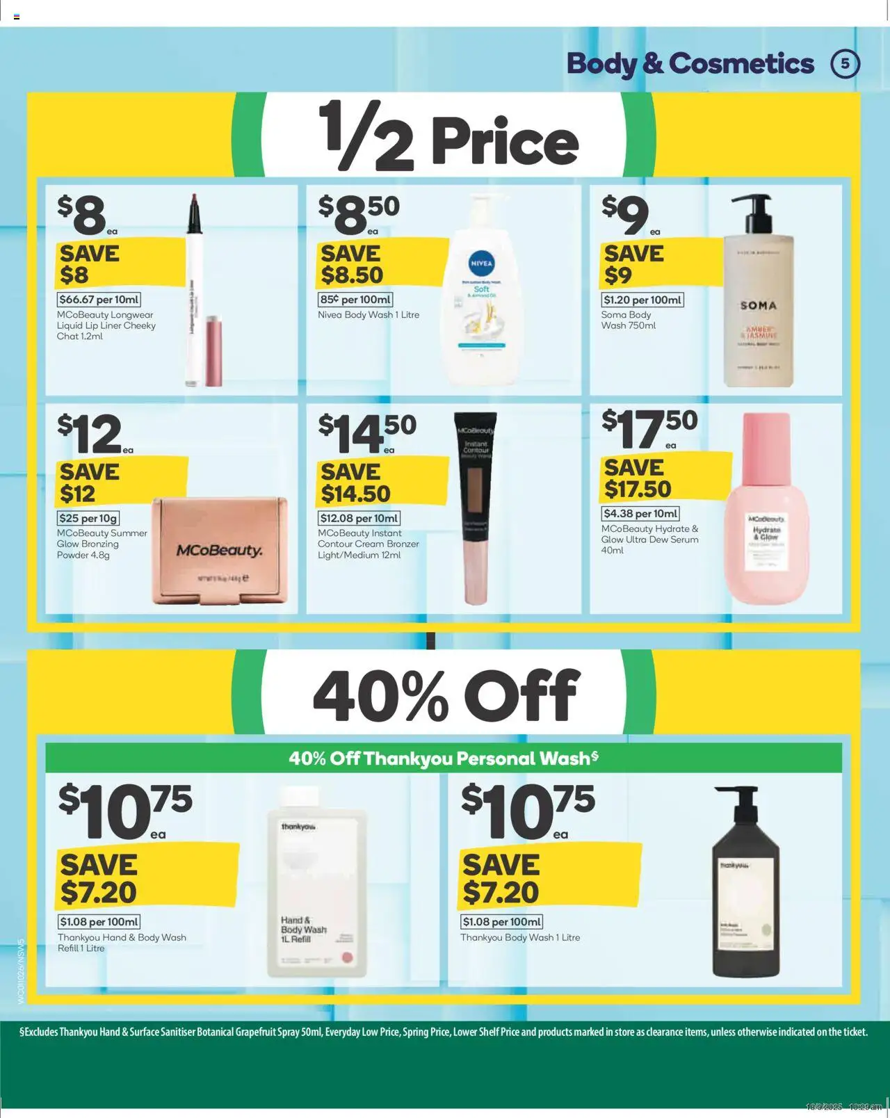 Woolworths catalogue - valid from 01.10.2025 | Page: 6 | Products: Powder, Cream, Contour, Lip liner