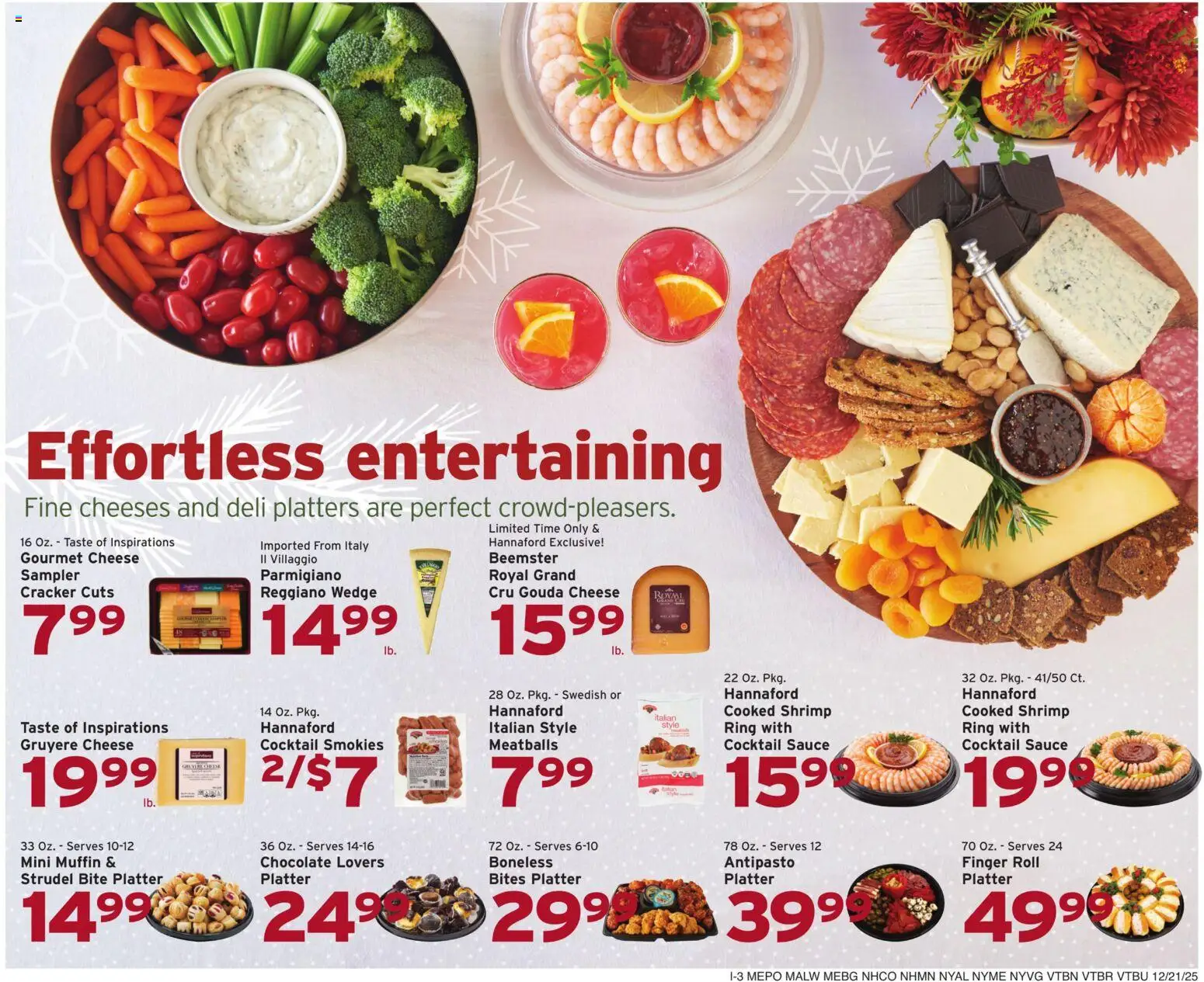 Hannaford Weekly Ad - valid from 21.12.2025 | Page: 11 | Products: Ring, Cheese, Chocolate, Muffin