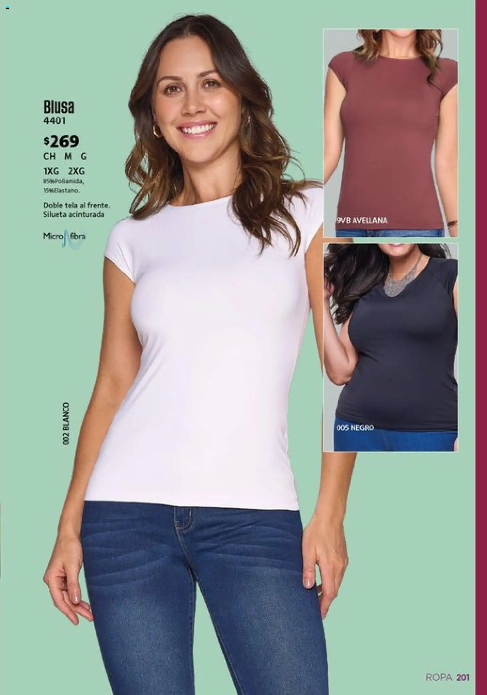 Nuevas ofertas de Ilusión válidas en toda la República Mexicana desde el 01.03.2026. ¡Encuentra las mejores ofertas en Ilusión catálogo Primavera! | Página: 203 | Productos: Blusa, Ropa