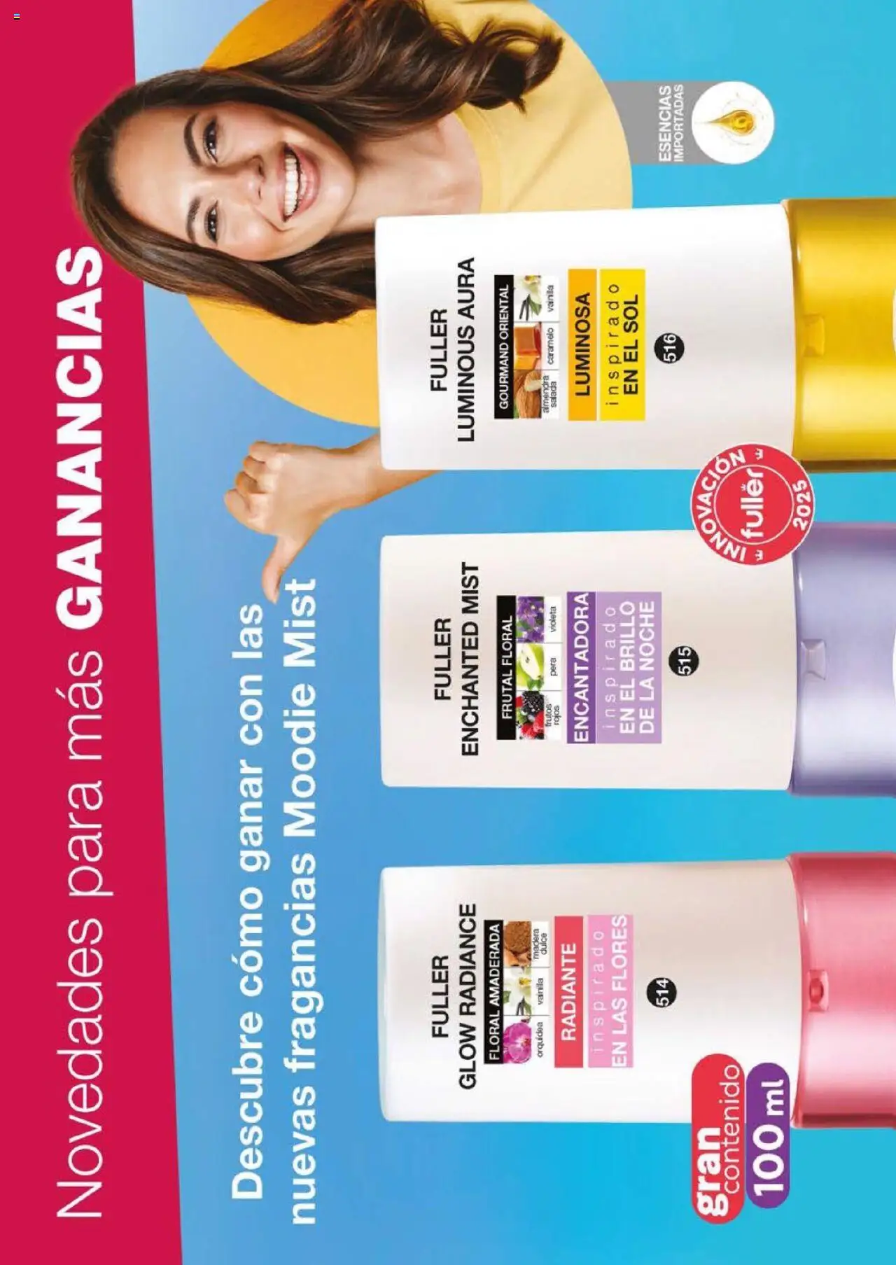 Nuevas ofertas de Fuller válidas en toda la República Mexicana desde el 20.08.2025. ¡Encuentra las mejores ofertas en Fuller - Revista Gana Más C10 2025! | Página: 26 | Productos: Pera, Brillo, Almendra, Esencias