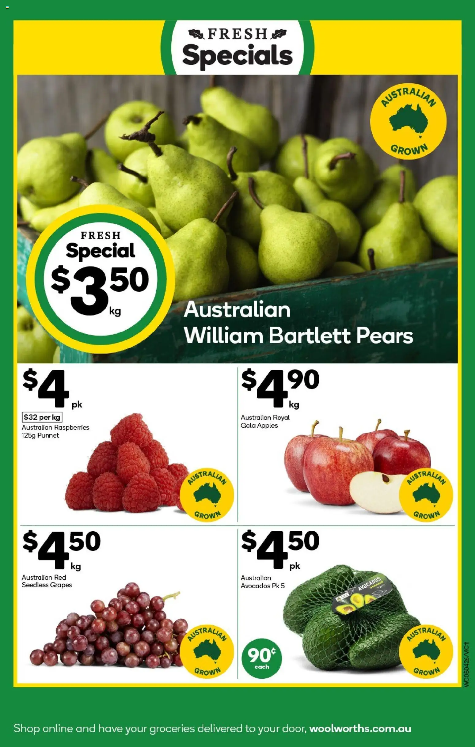 Woolworths catalogue - valid from 08.04.2026 | Page: 11 | Products: Apples, Grapes