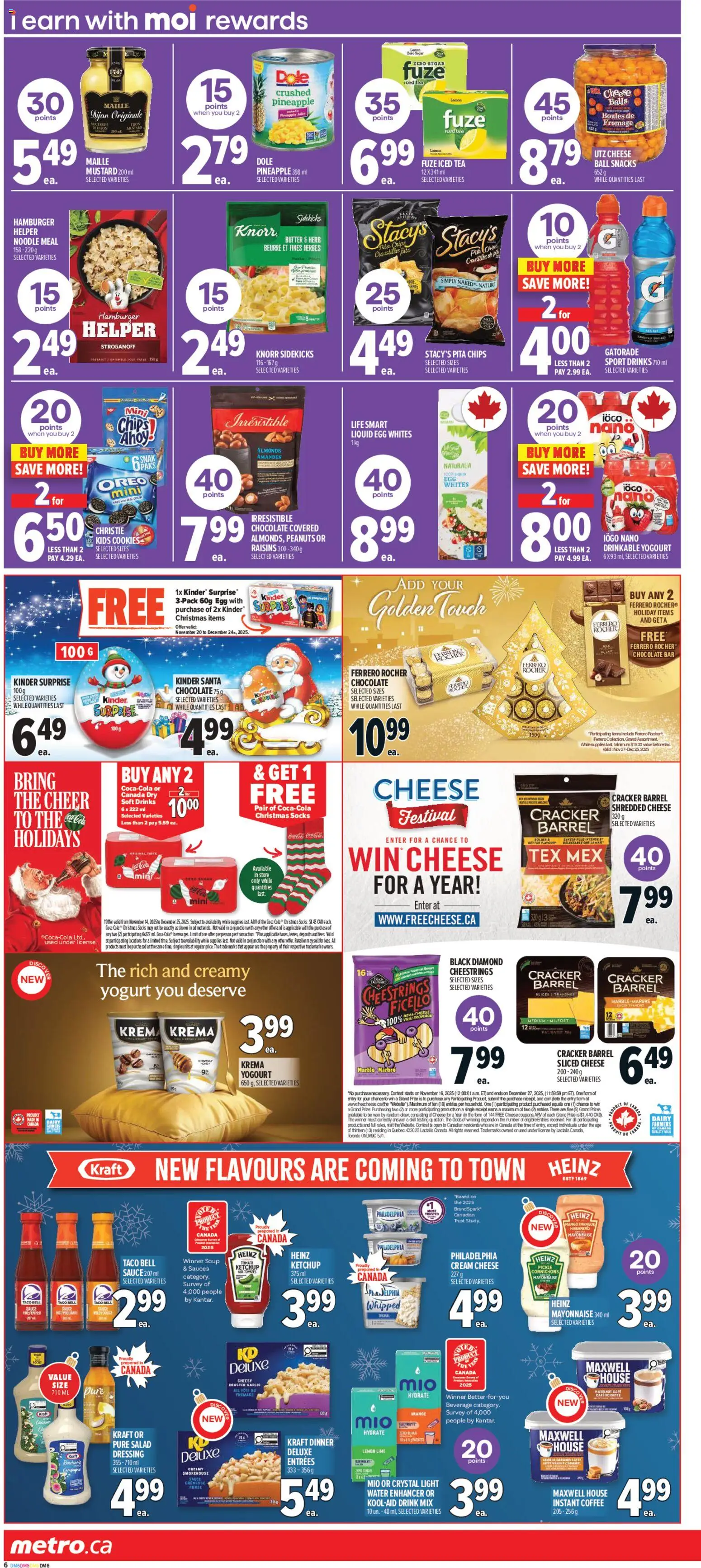 Metro flyer valid from 27.11.2025 | Page: 13 | Products: Pineapple, Cheese, Yogurt, Coffee