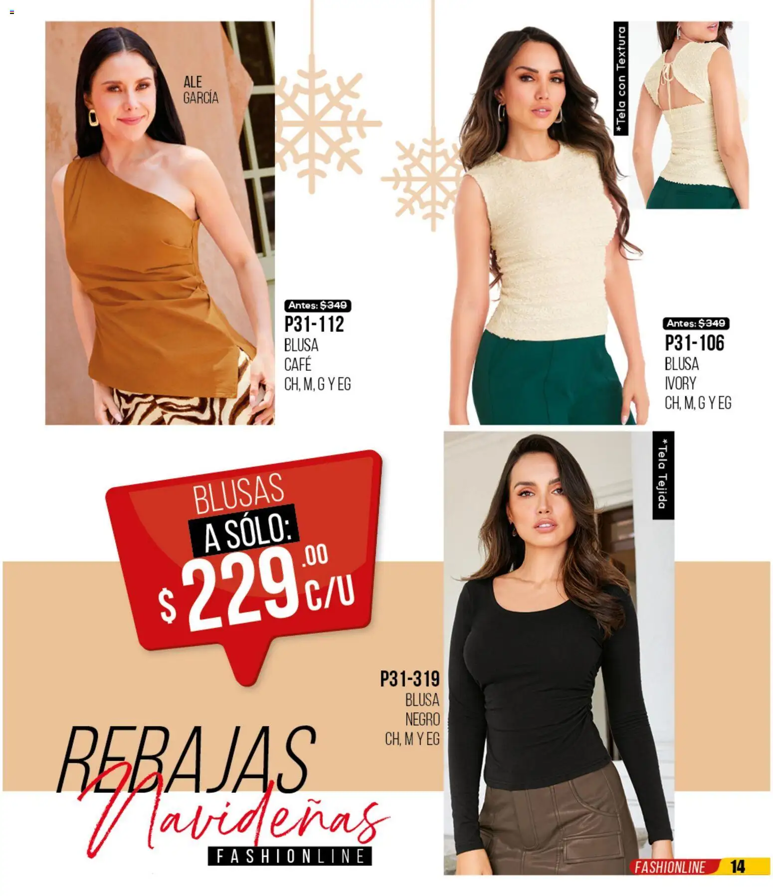 Nuevas ofertas de Cklass válidas en toda la República Mexicana desde el 30.11.2025. ¡Encuentra las mejores ofertas en Cklass catálogo Rebajas Navideñas Calzado! | Página: 446 | Productos: Blusa, Café