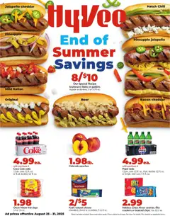 Preview of HyVee weekly ads valid from 25.08.2025