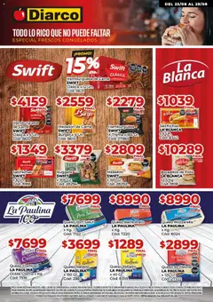 Vista previa Diarco Especial Swift y La Paulina válido desde el 25.08.2025