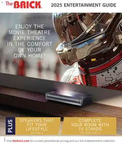 Preview of The Brick flyer - 2025 Entertainment Guide from shop The Brick valid from 04.09.2025