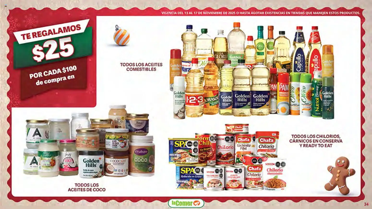 Nuevas ofertas de La Comer válidas en toda la República Mexicana desde el 13.11.2025. ¡Encuentra las mejores ofertas en La Comer Buen Fin ! | Página: 34 | Productos: Té