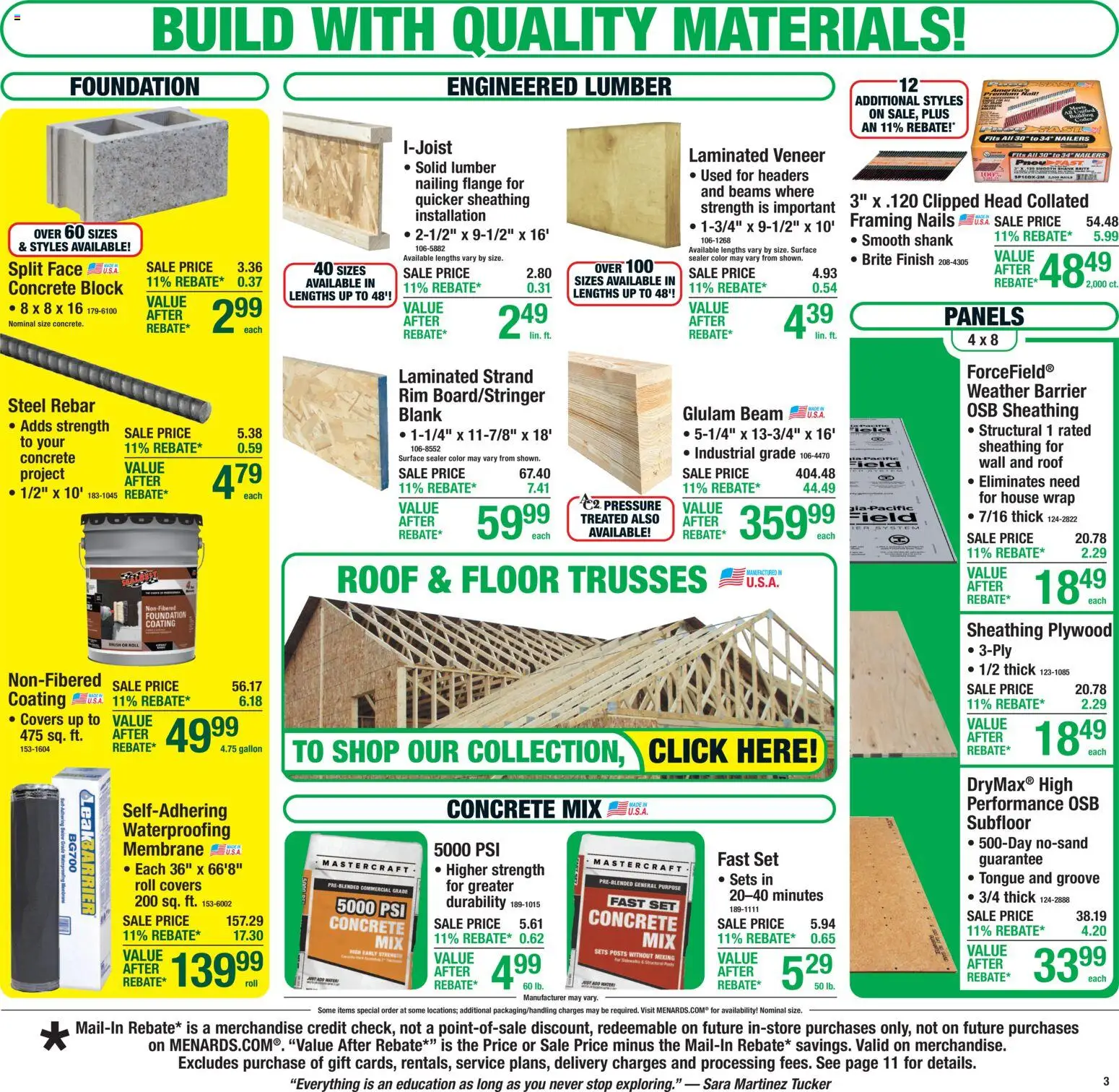 Menards Weekly Ad - valid from 18.03.2026 | Page: 4 | Products: Foundation, Water