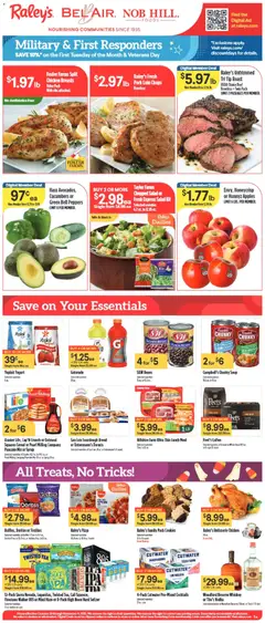Preview of Raley's weekly ads valid from 30.10.2025