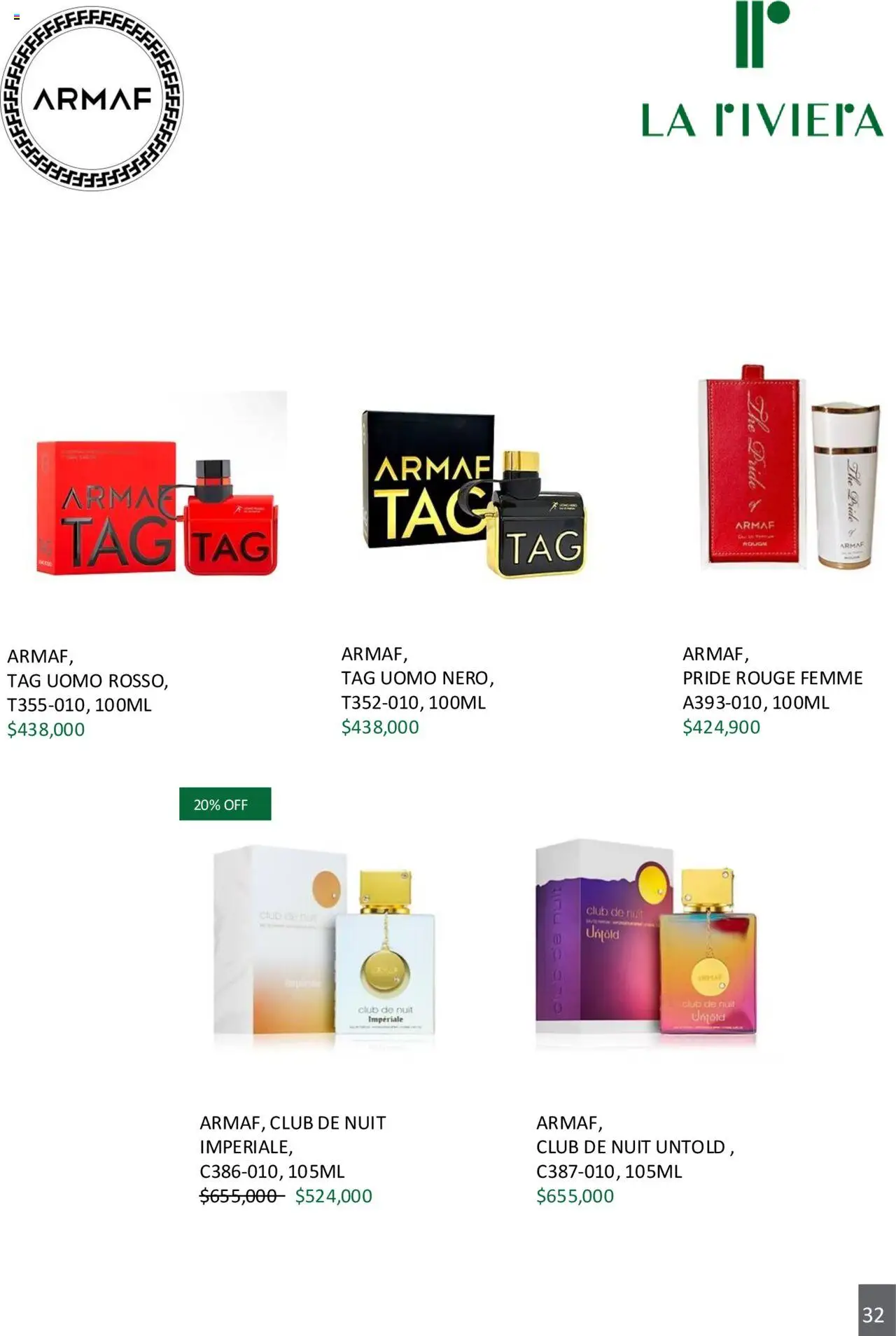 La riviera revista - valida desde el 01.10.2025 | Página: 32