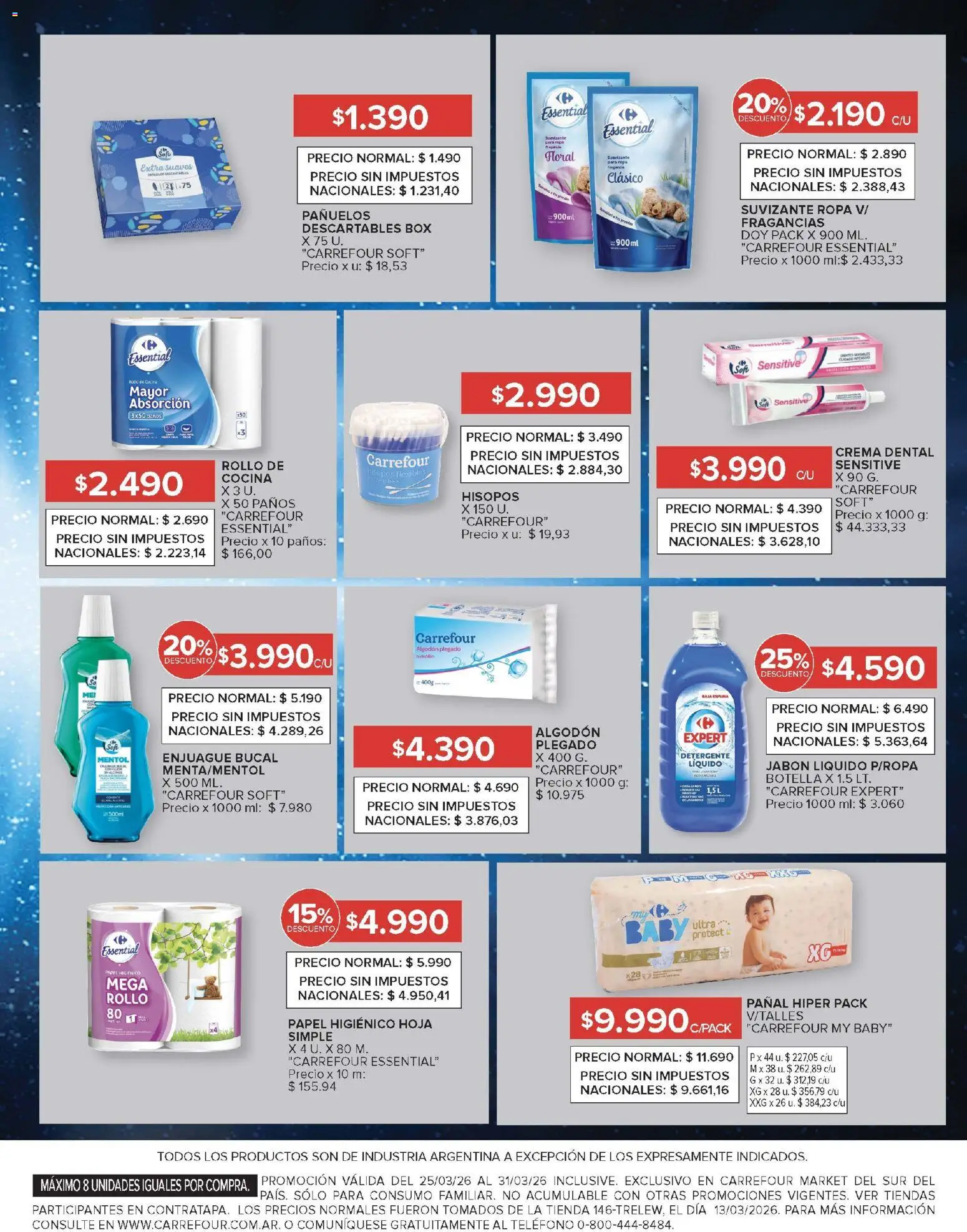 Carrefour Market catálogo │ válido desde el 25.03.2026 | Página: 15 | Productos: Botella, Espuma, Suavizante, Crema