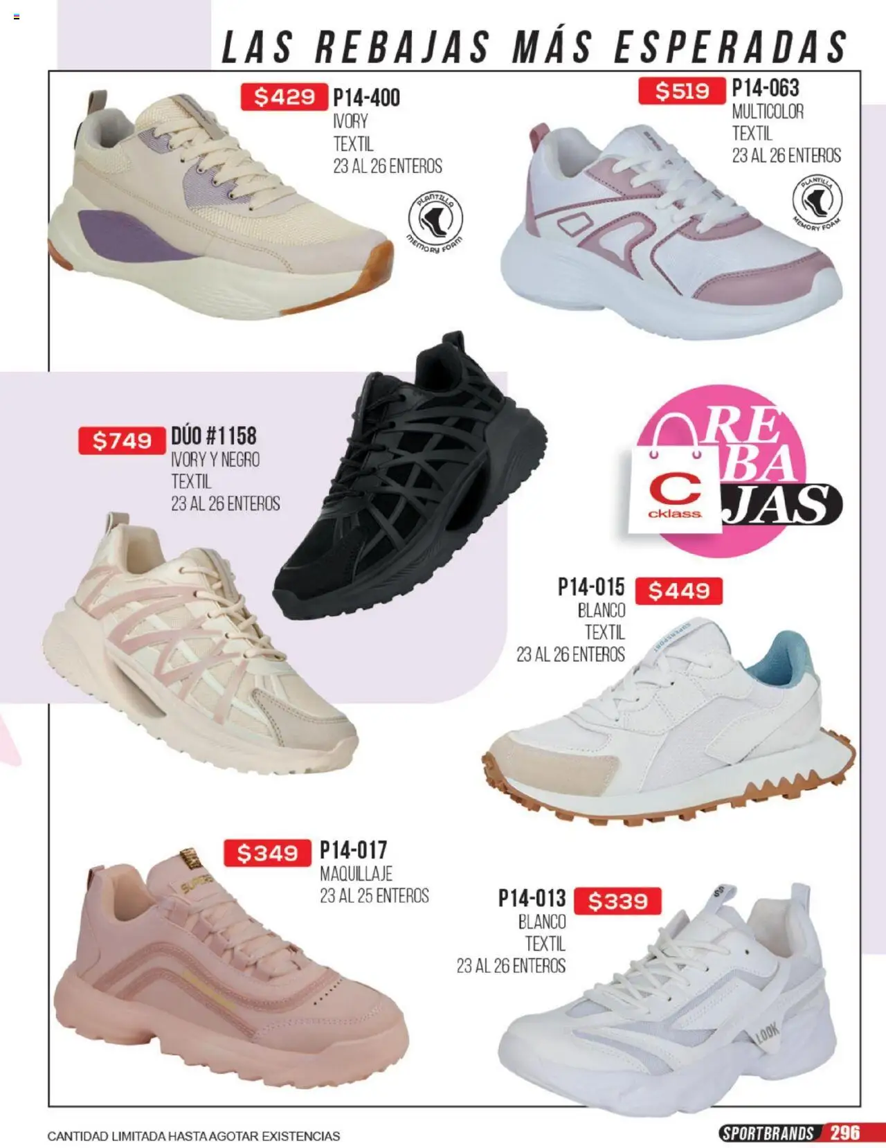 Nuevas ofertas de Cklass válidas en toda la República Mexicana desde el 23.06.2025. ¡Encuentra las mejores ofertas en Cklass catálogo Rebajas Sobre Calzado! | Página: 297 | Productos: Maquillaje