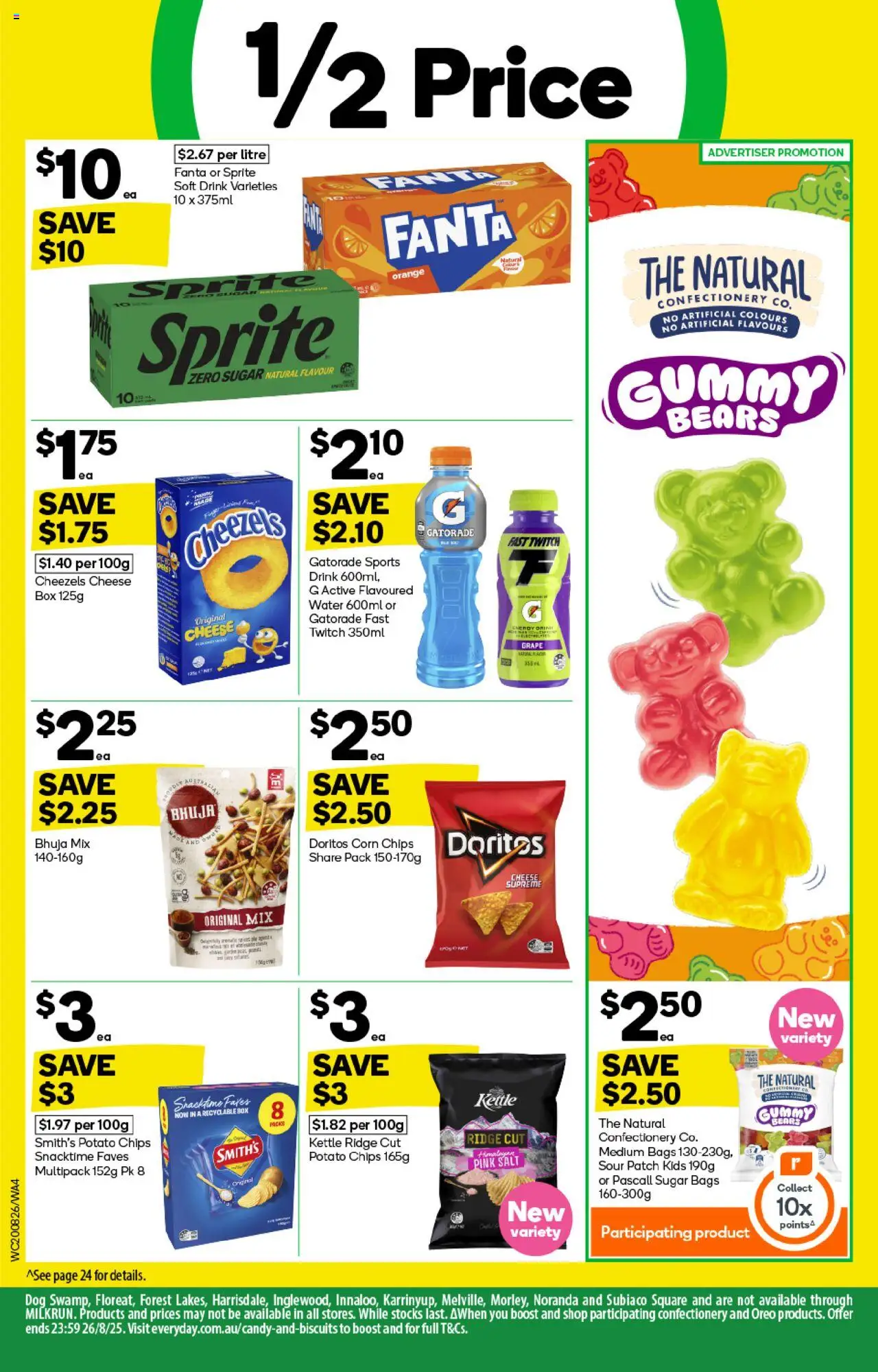 Woolworths catalogue - valid from 20.08.2025 | Page: 4 | Products: Box, Chips, Water, Salt
