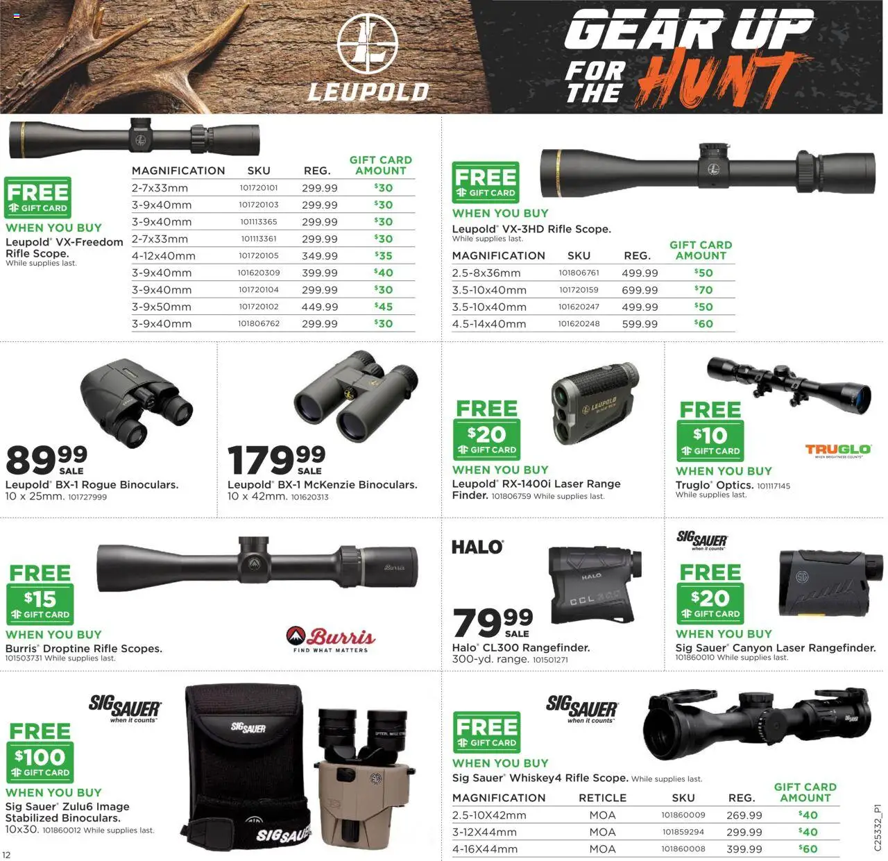 Mills Fleet Farm Gear Up For the Hunt - valid from 14.08.2025 | Page: 12 | Products: Rifle