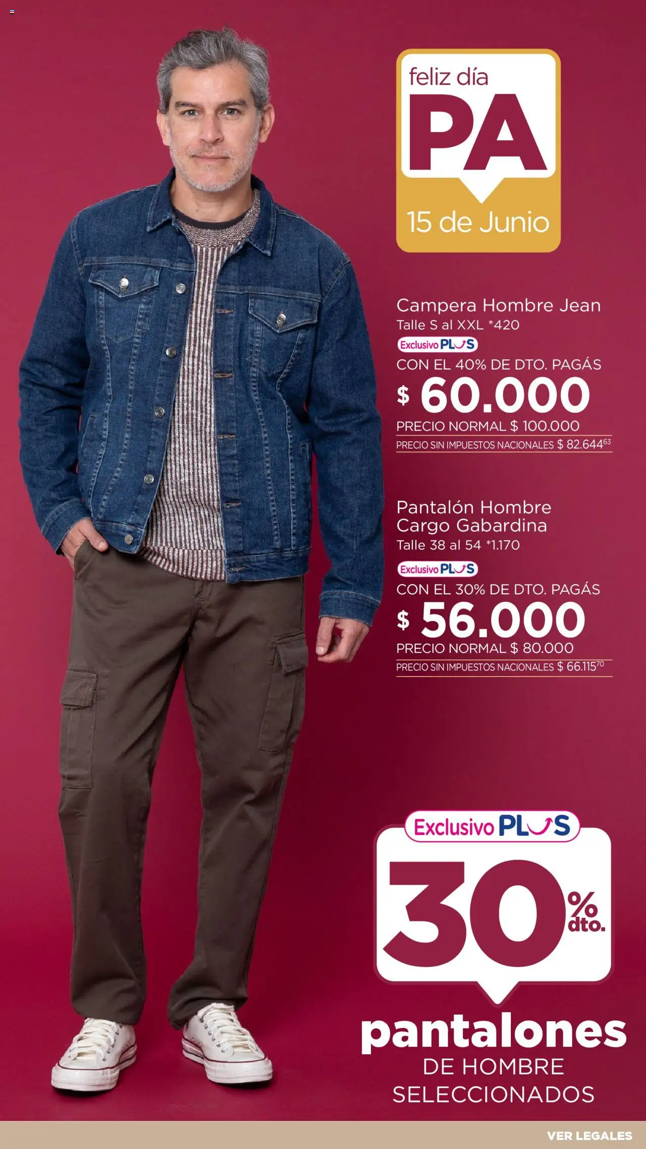 La Anonima Día del Padre │ válido desde el 12.06.2025 | Página: 12 | Productos: Jean, Campera, Pantalones