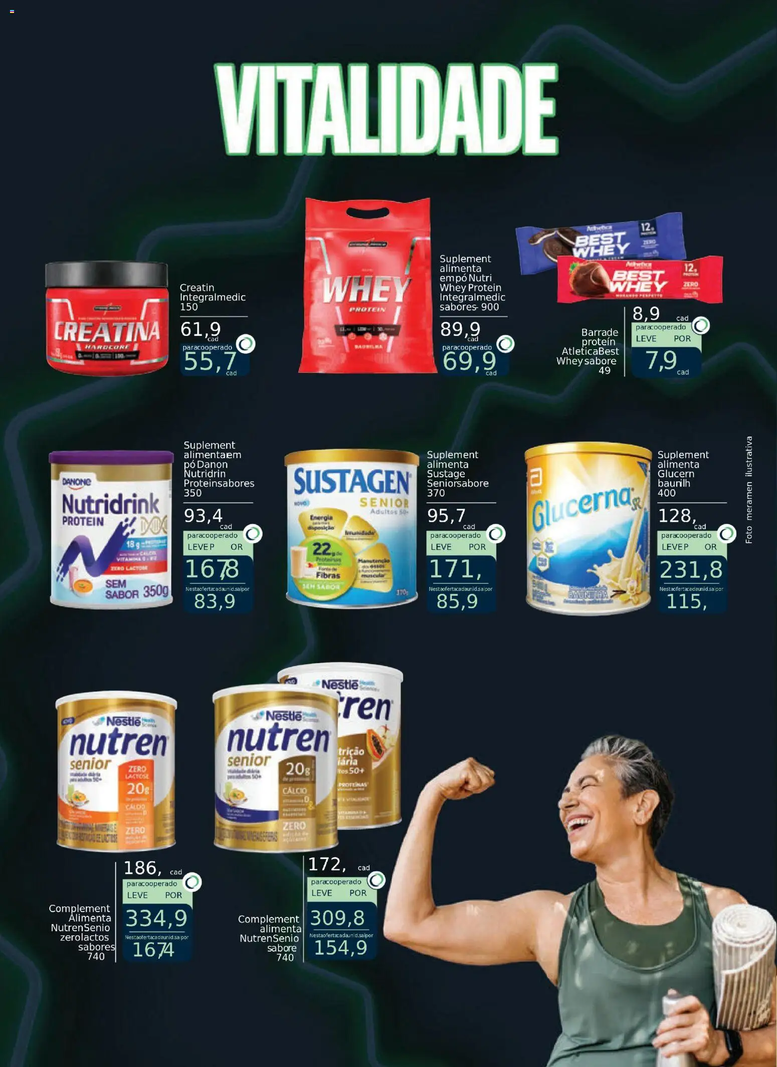 Coop Folheto - válido de 03.11.2025 | Página: 12 | Produtos: Creatina, Pó, Cálcio, Sal