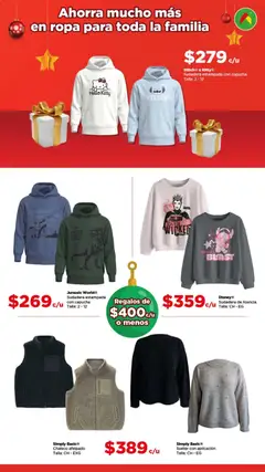 Vista previa de Bodega Aurrerá folleto Navidad, nuevo folleto de la tienda, válido en México a partir del 01.12.2025 | Página: 7 | Productos: Suéter, Chaleco, Ropa, Sudadera